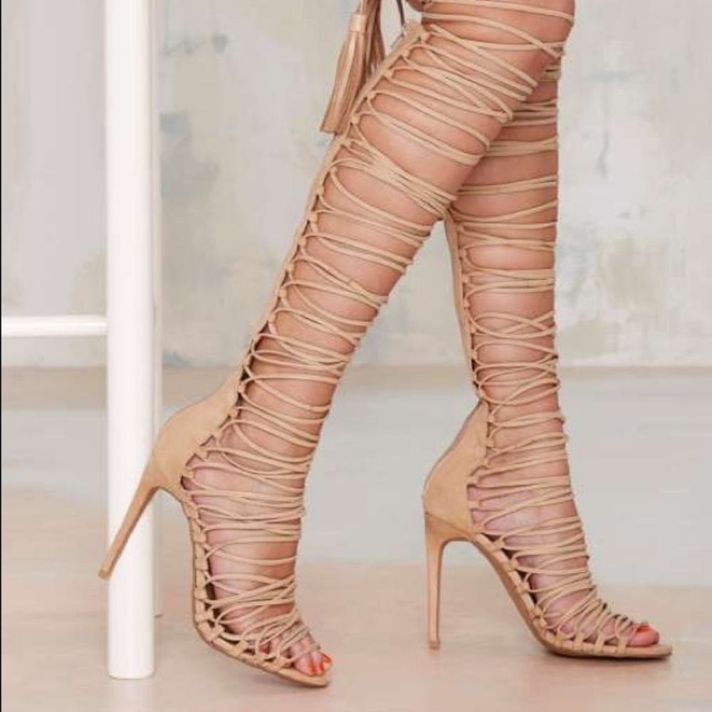 Jeffrey Campbell - Advent Lace Up Heels
